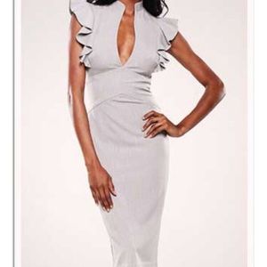 BLACK HALO cocktail dress; size 4